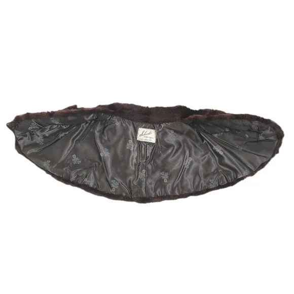 Vintage 1940's Brown 'Schwab's San Francisco' Fur Capelet Shoulder Wrap - Glam - Picture 4 of 7